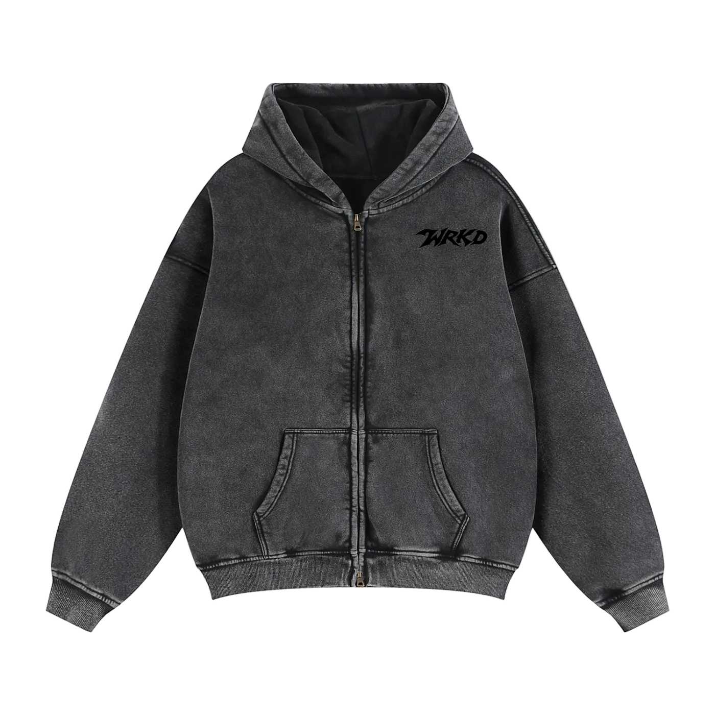 Basics WRKD zip up hoodie